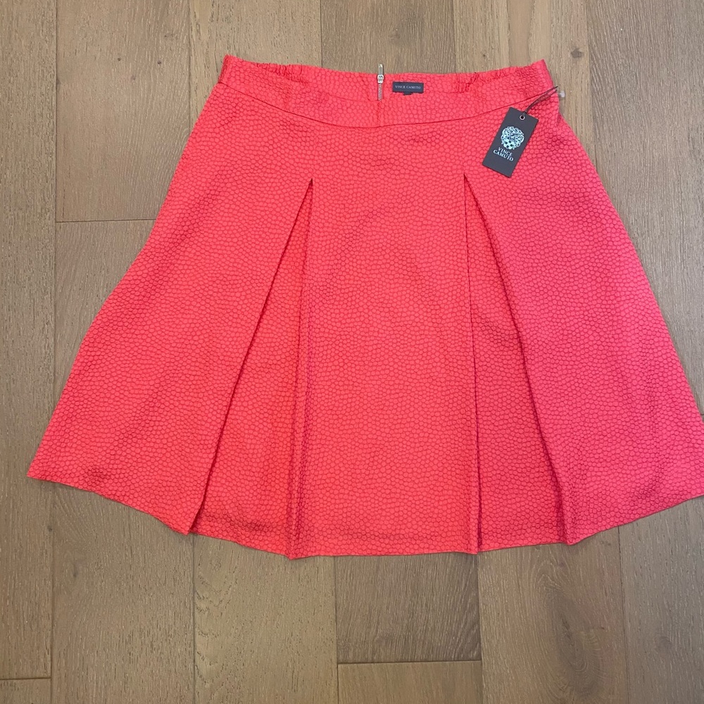 Vince Camuto Sunrise Pleated A-line Skirt 14W